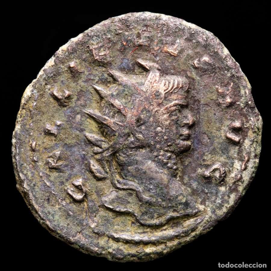 Monedas Imperio romano: Galieno &AElig; Antoniniano de Siscia 261-262 dC., ANNONA AVG / Q