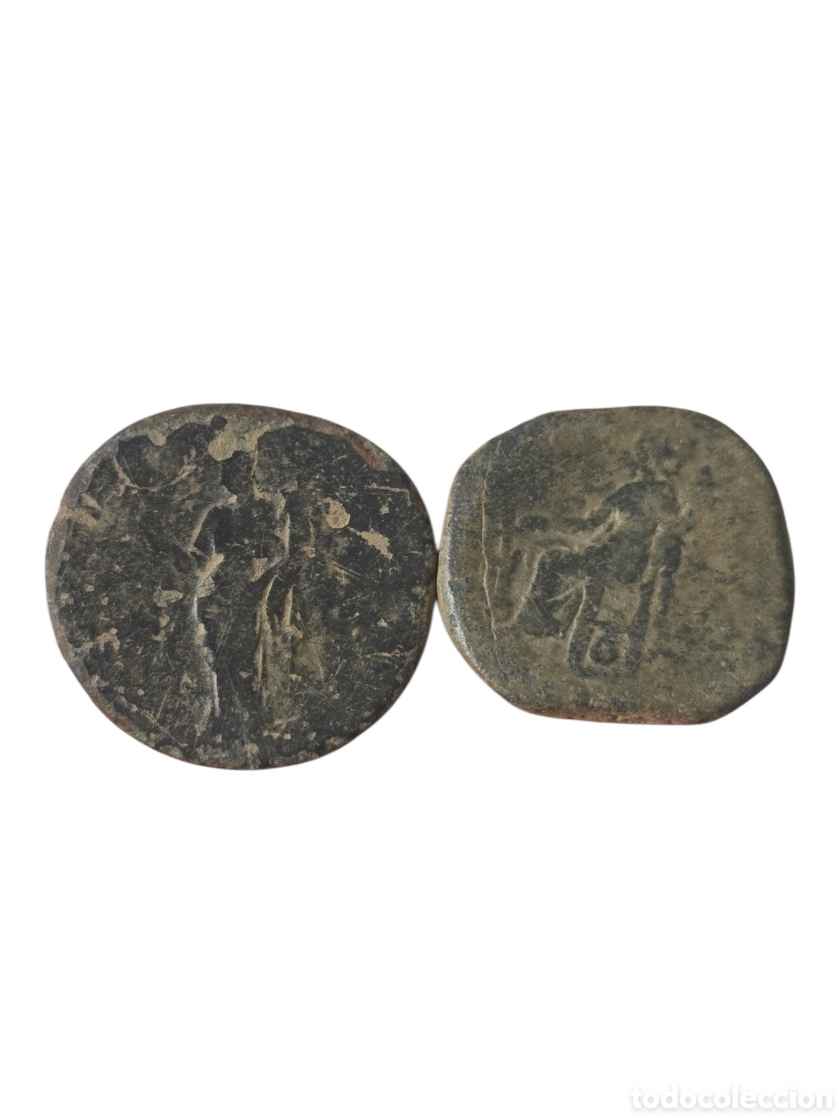 Monedas Imperio romano: Lote de 2 Sestercios , Adriano y Comodo - Foto 2