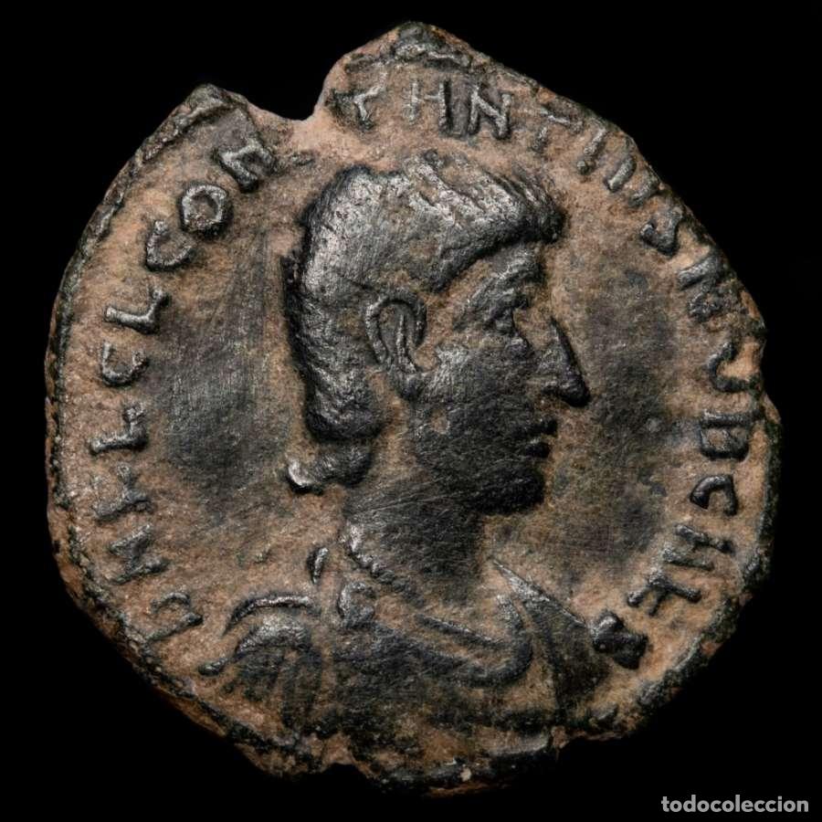 Monedas Imperio romano: Constancio Galo - &AElig; Half maiorina - FEL TEMP REPARATIO X &bull; CONSA