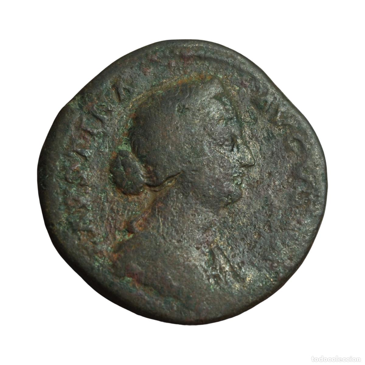 Monedas Imperio romano: NT/ SESTERCIO FAUSTINA II (A1579)