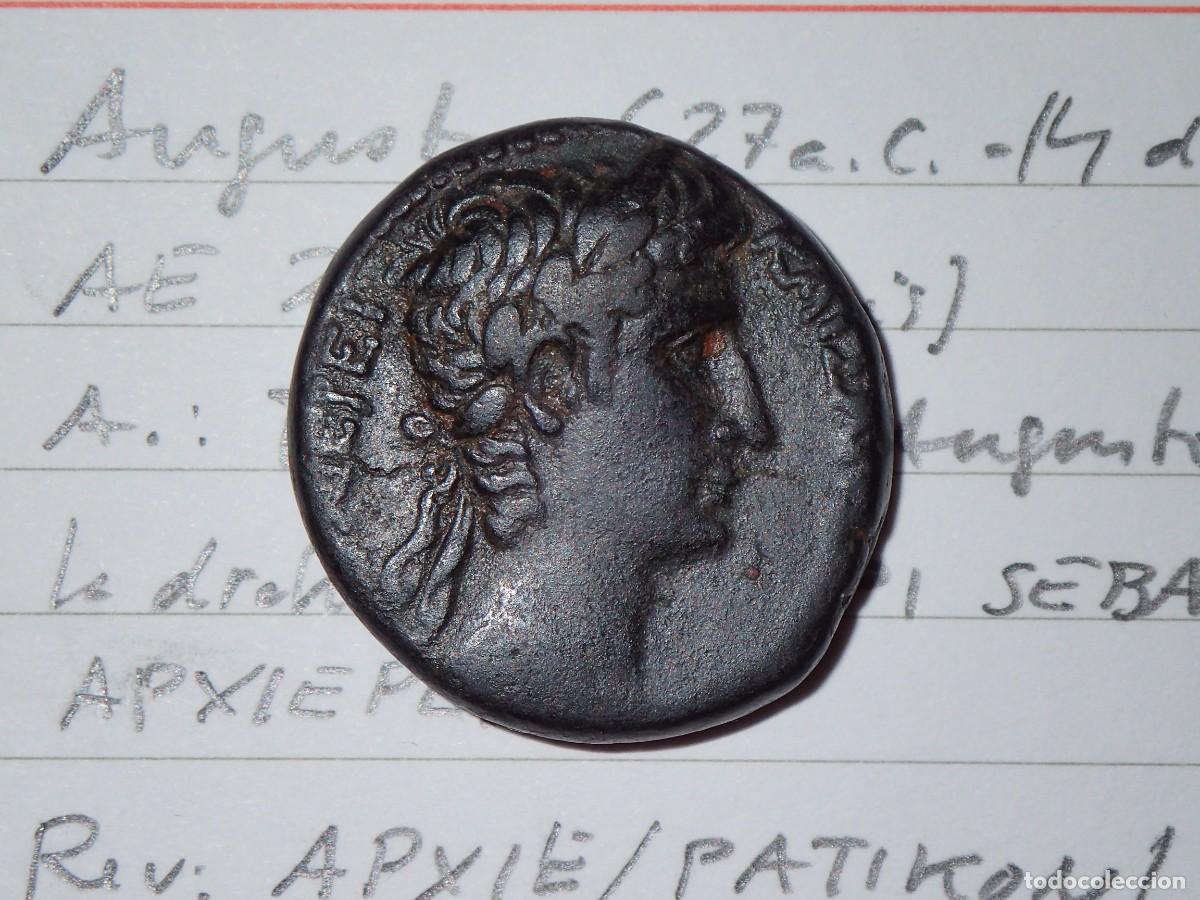 Monedas Imperio romano: AE25 AUGUSTO SELEUCIA PIERIA SIRIA Augustus Syria Seleucis and Pieria