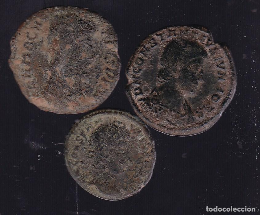 Monedas Imperio romano: FC8-2- Lote 3 monedas Romanas