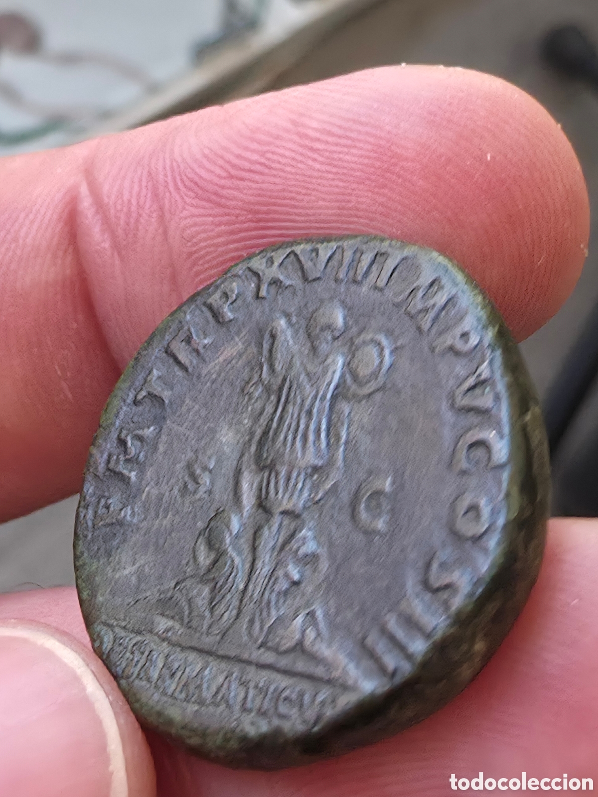 Monedas Imperio romano: Dupondio de Marco Aurelio - Foto 6