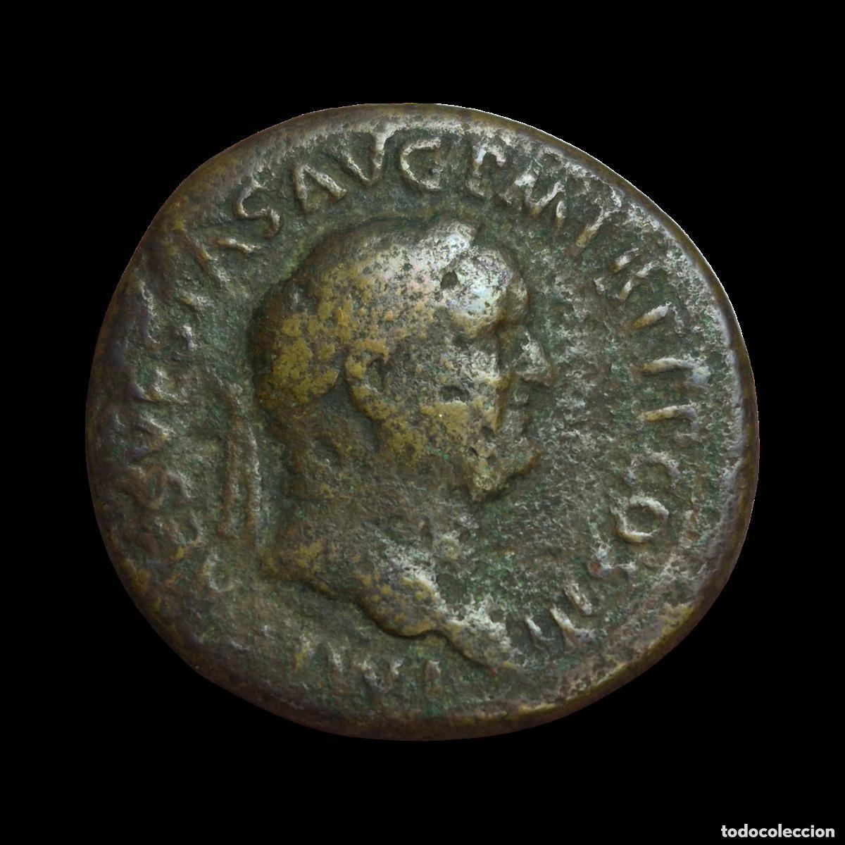 Monedas Imperio romano: NT/ SESTERCIO VESPASIANO REV. ROMA (A939)