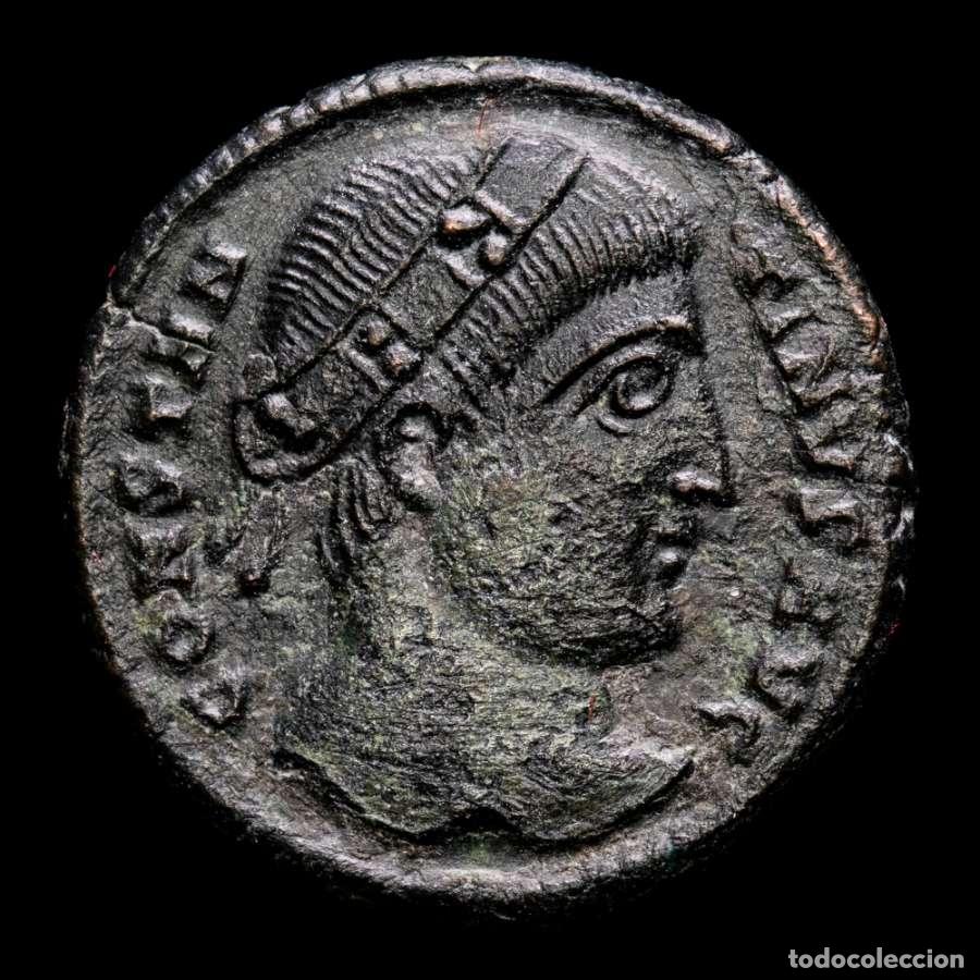Monedas Imperio romano: Excelente Constantino I &AElig; Follis, Heraclea. VOT &bull; XXX / SMH&Gamma; (4284)