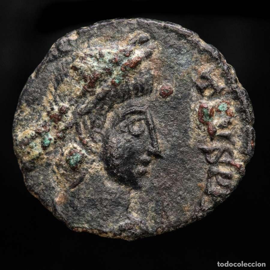 Monedas Imperio romano: Imitacion Barbara Constancio II FEL TEMP REPARATIO Soldado (4509)