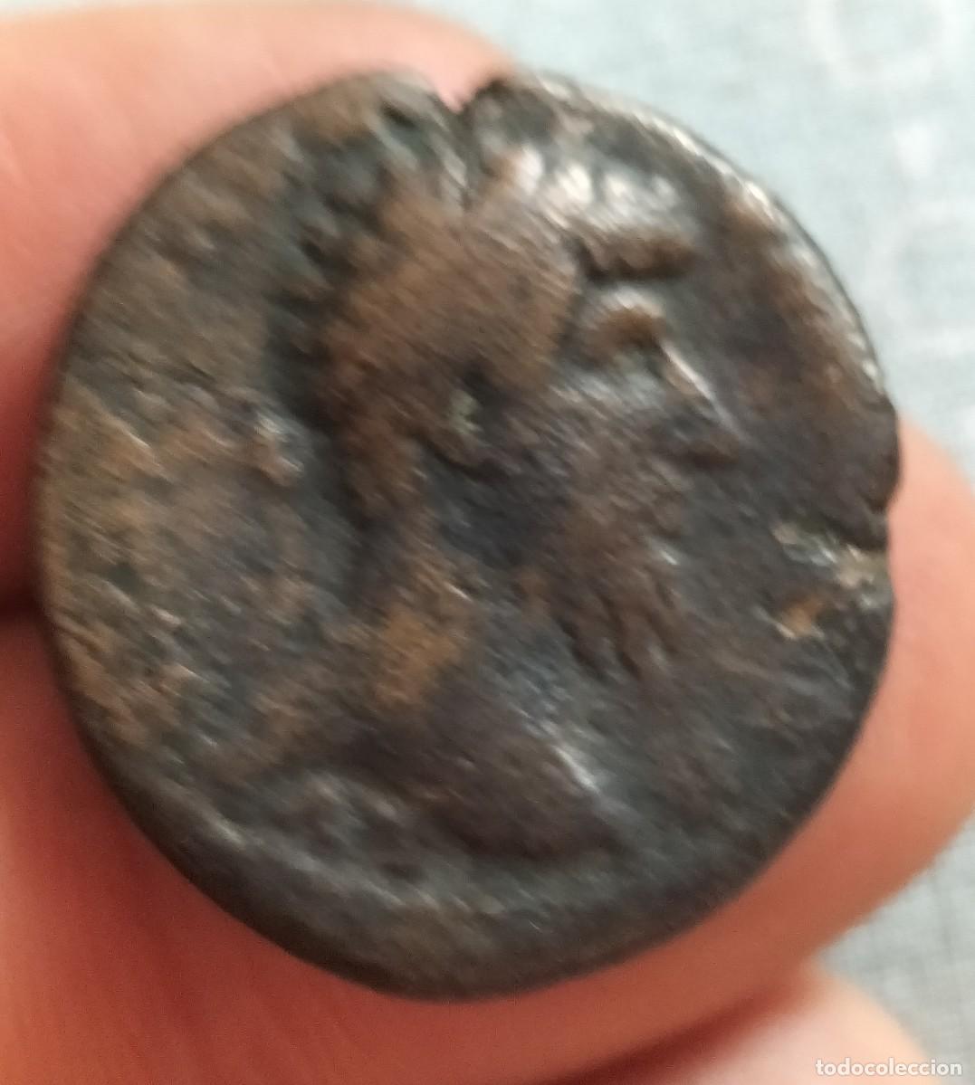 Monedas Imperio romano: As romano del emperador Marco Aurelio.