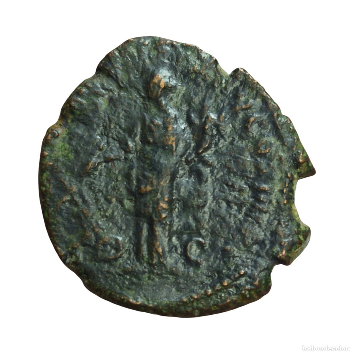 Monedas Imperio romano: NT/ AS COMODO REV. FORTUNA (A1597) - Foto 2