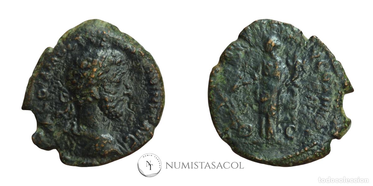 Monedas Imperio romano: NT/ AS COMODO REV. FORTUNA (A1597) - Foto 3