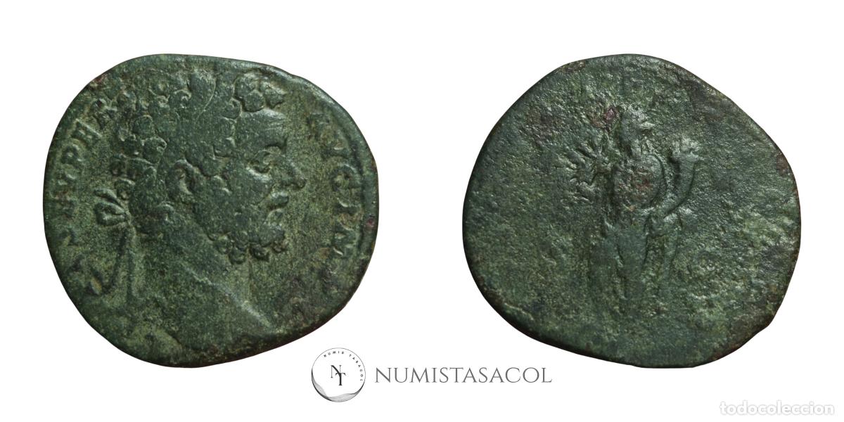 Monedas Imperio romano: NT/ SESTERCIO SEPTIMIO SEVERO REV. SAECULI (A1592) - Foto 3