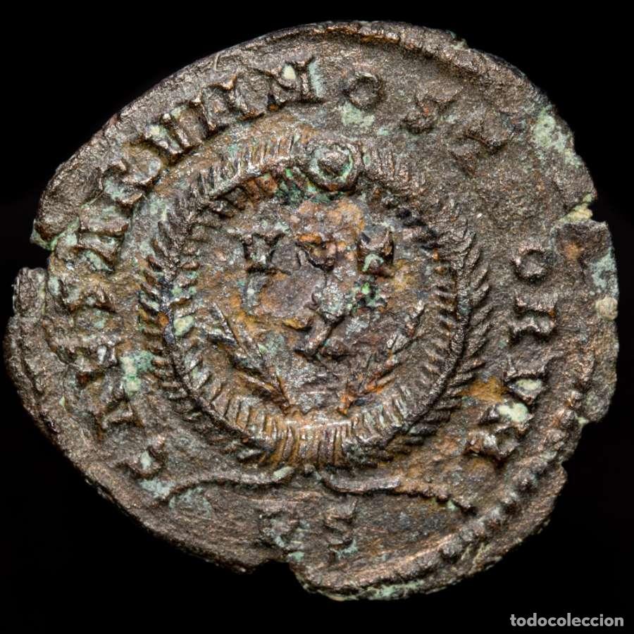 Monedas Imperio romano: Crispo(316-326 d.C.), follis. Roma. CAESARVM NOSTRORM / VOT/X RS.