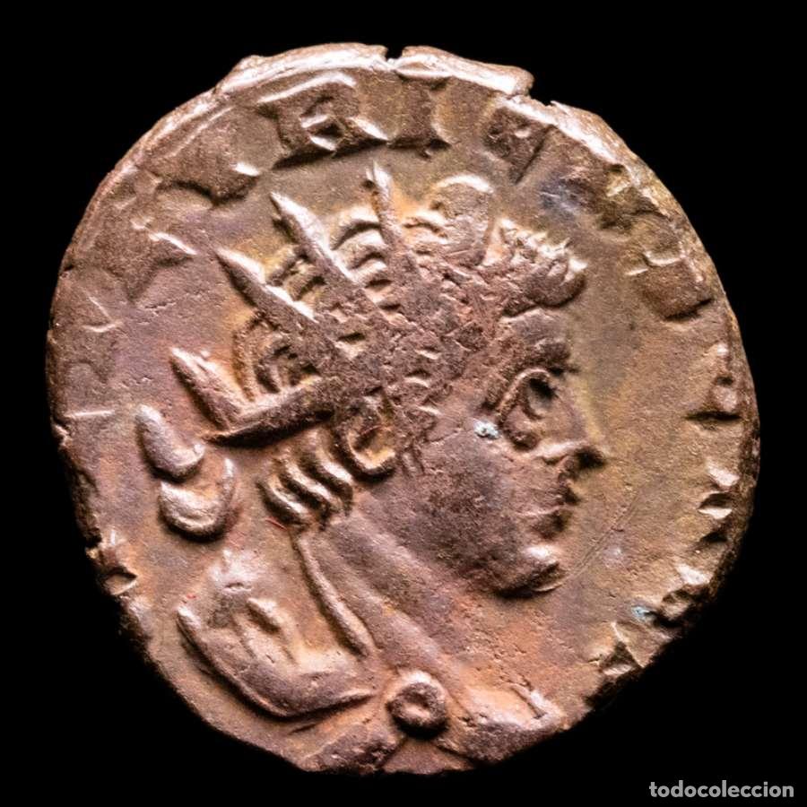 Monedas Imperio romano: Tetrico I (271-274) antoniniano hibrido, Colonia. FIDES MILITVM