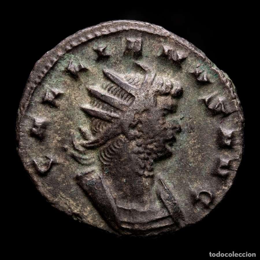 Monedas Imperio romano: Imp. Romano. Galieno (253-268 dC) Antoniniano Roma PAX AVG - V (88)