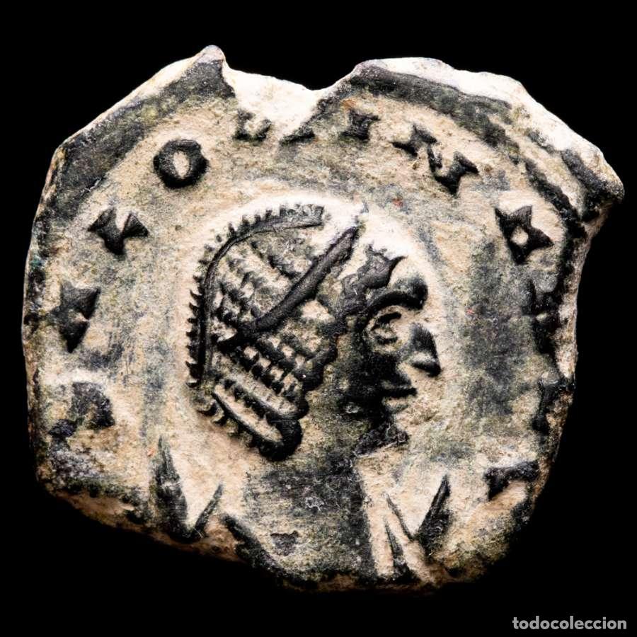 Monedas Imperio romano: Salonina, antoniniano. PIETAS AVG, Siscia, 265-267 d.C. (3730)