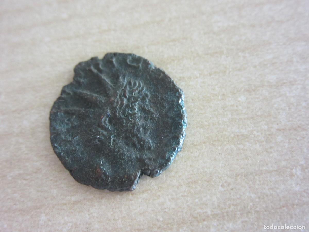 Monedas Imperio romano: Antoniniano de T&eacute;trico I 270 -273 Di&aacute;metro 1,7 cm