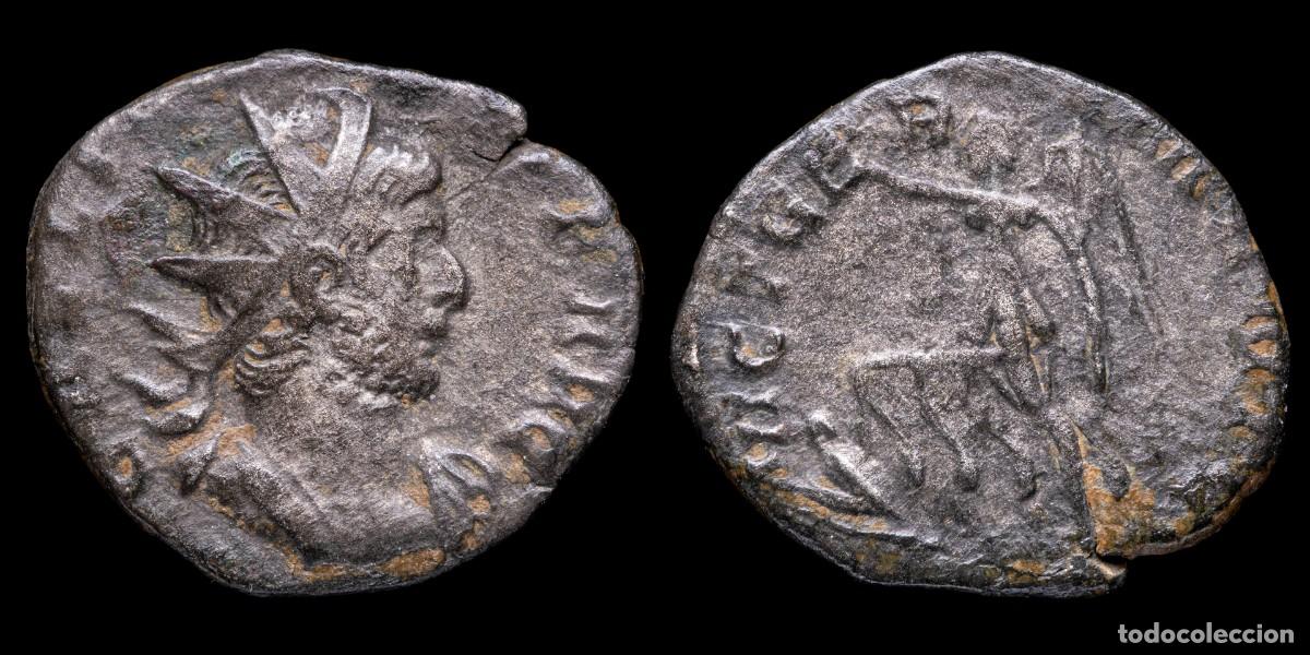 Monedas Imperio romano: Gallienus Antoninianus - VICT GERMANICA - 20 mm / 2,51 gr.