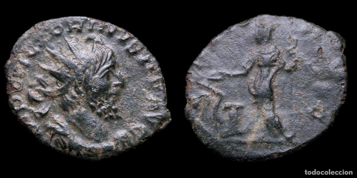 Monedas Imperio romano: Victorinus Antoninianus - SALVS AVG - 20 mm / 1,72 gr.