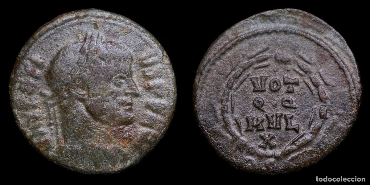 Monedas Imperio romano: Maxentius - VOT QQ MVL X, Rome - 17 mm / 2,01 gr.