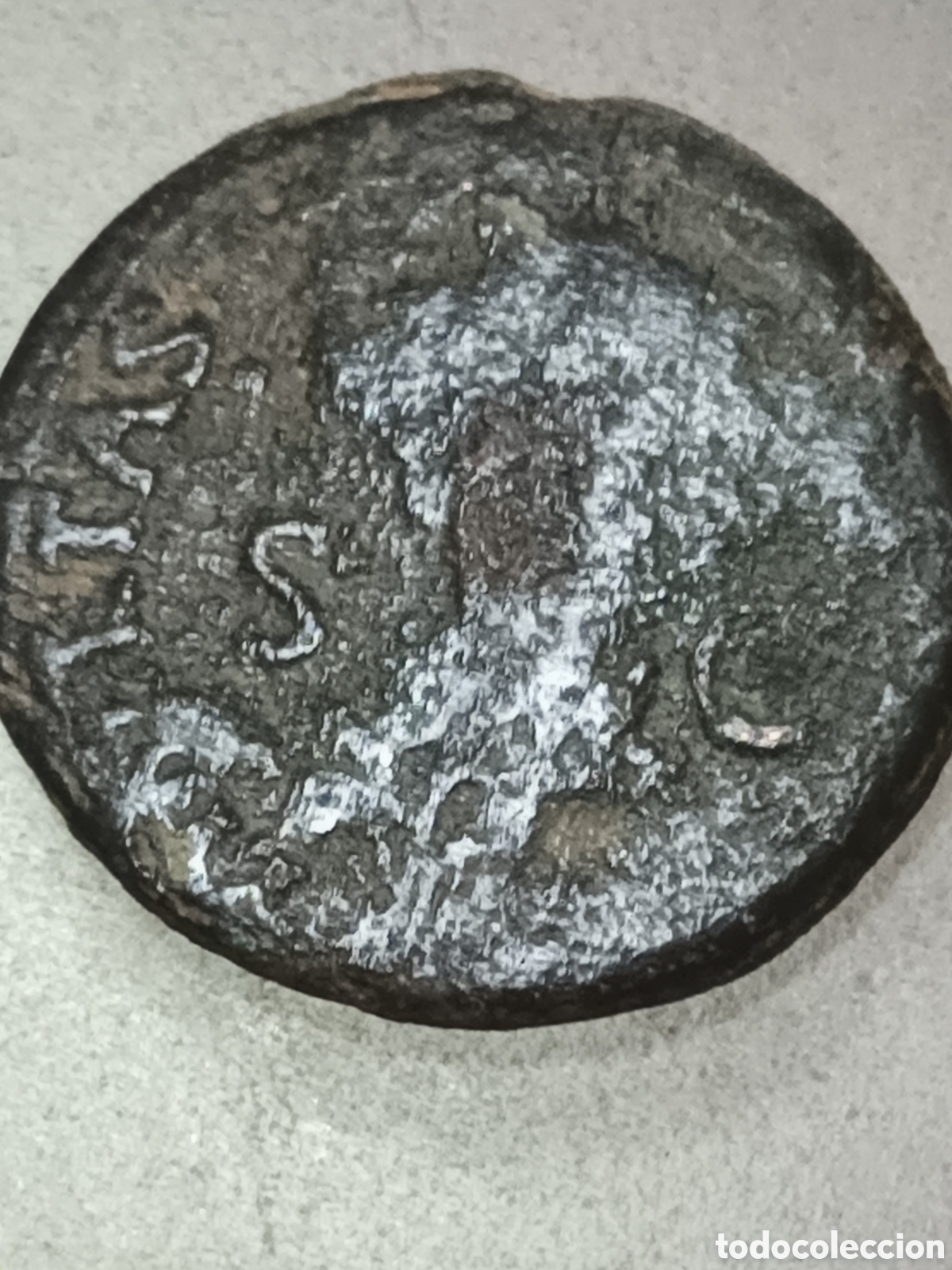Monedas Imperio romano: MONEDA ROMANA AS DE BRONCE DEL EMPERADOR CLAUDIO A&Ntilde;O 41 AL 50 D.C.