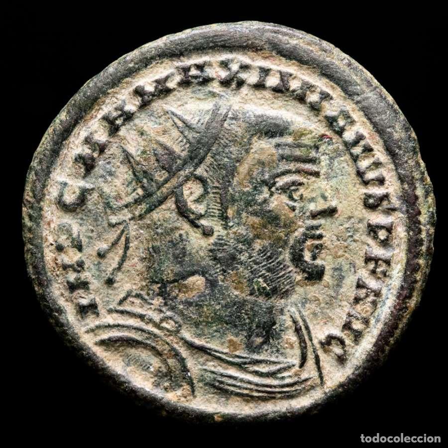 Monedas Imperio romano: Maximiano. Fracci&oacute;n radiada. Alejandr&iacute;a. CONCORDIA MILITVM &Gamma; (3844)
