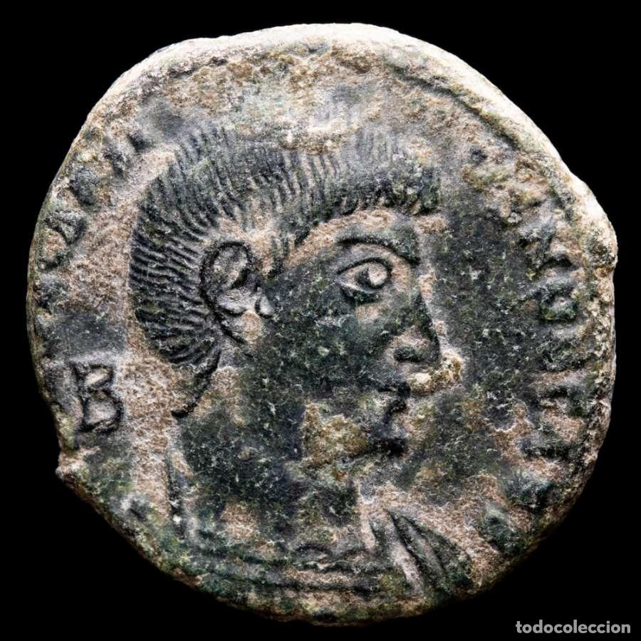 Monedas Imperio romano: Magnencio 350-353 dC. Maiorina de Roma Victorias - ✩ / RB (3852)