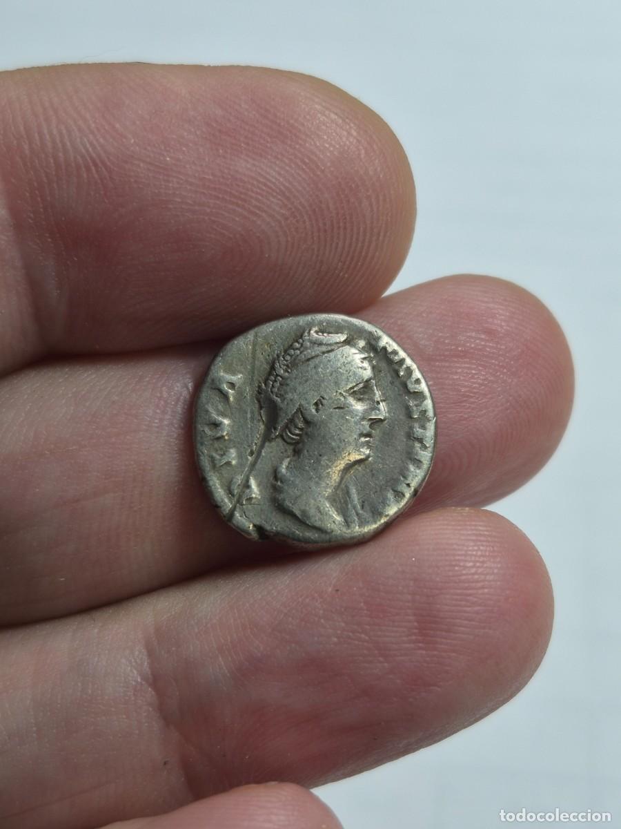Moedas Imp&eacute;rio Romano: NT/ DENARIO FAUSTINA MADRE 2,98 grs (A1604)