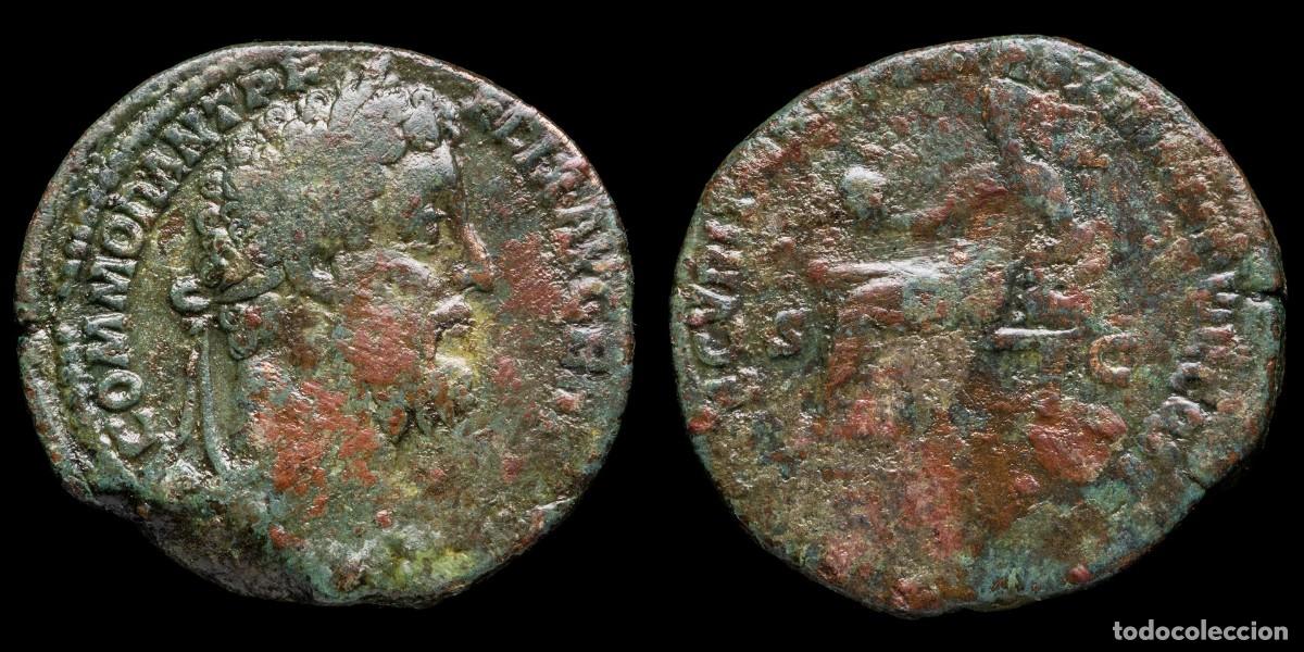 Monedas Imperio romano: Commodus Sestertius - SECVRIT ORB P M TR P XIIII IMP VIII / COS V PP SC - 31 mm / 22,94 gr.