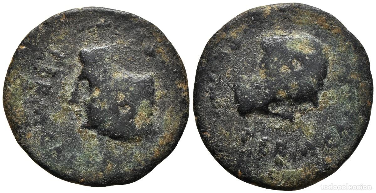 Monedas Imperio romano: *** INTERESANTE AS DE COLONIA PATRICIA CON ERROR DE ACU&Ntilde;ACI&Oacute;N. 27 AC - 14 DC. AUGUSTO ***