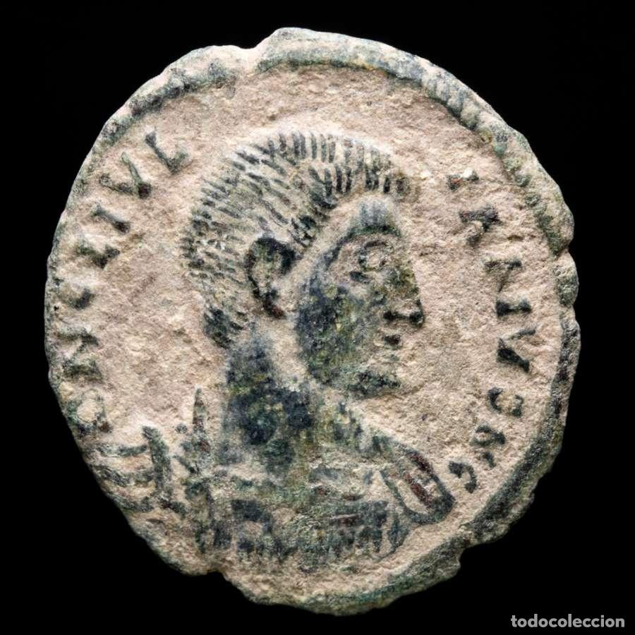 Monedas Imperio romano: Juliano II como c&eacute;sar 360-363 Roma FEL TEMP REPARATIO / RS Palm