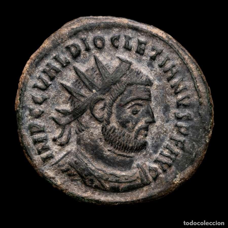 Monedas Imperio romano: Diocleciano, Cizico, &AElig; Follis radiado. - CONCORDIA MILITVM - KB