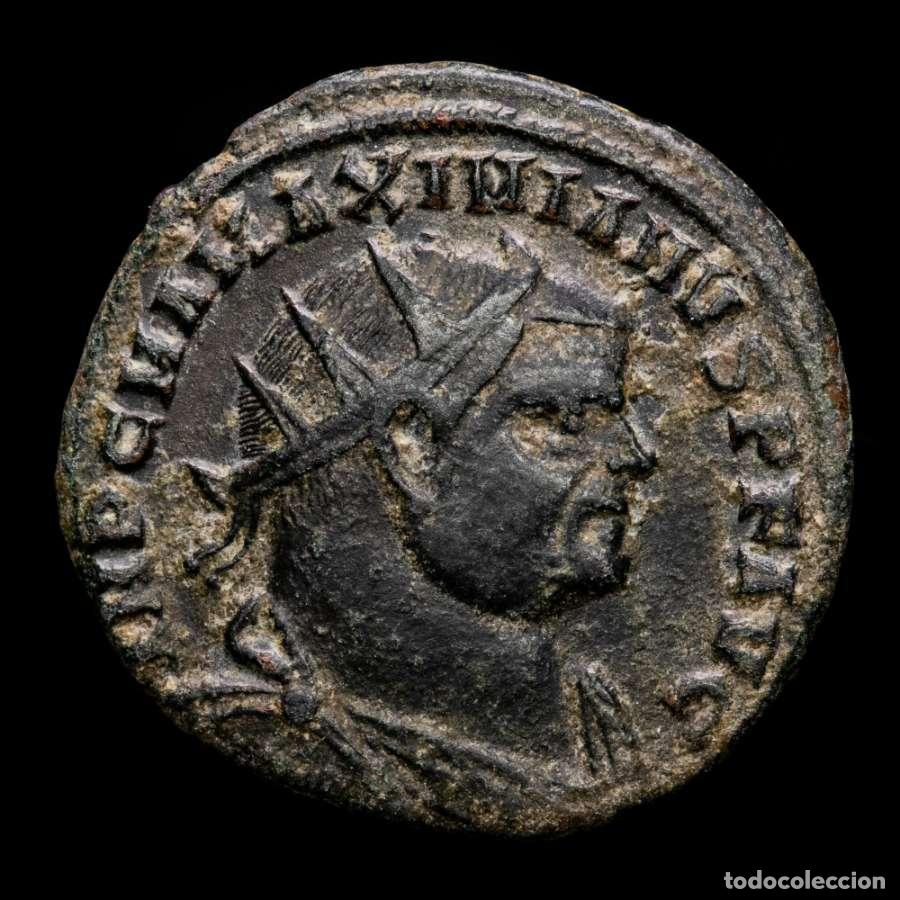 Monedas Imperio romano: Maximiano - Antoniniano CONCORDIA MILITVM - B // ALE Alejandria.