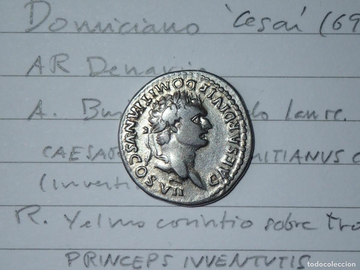 Monedas Imperio romano: DENARIO DOMICIANO C&Eacute;SAR Denarius Domitian Caesar 80