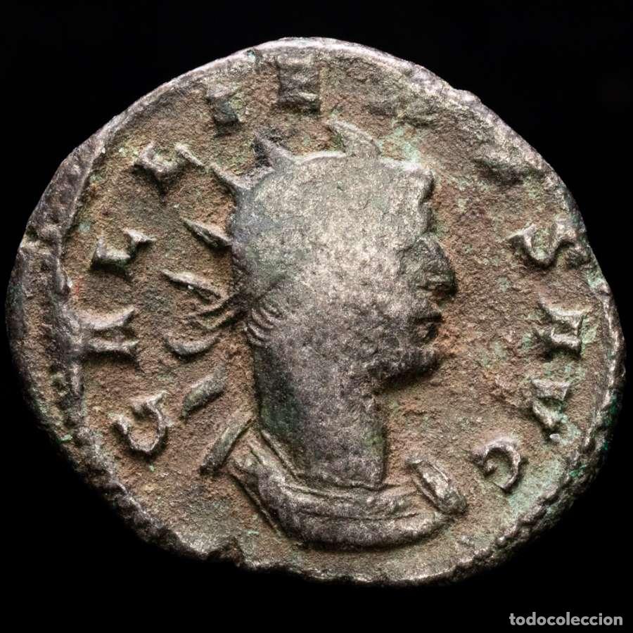 Monedas Imperio romano: Galieno 253-268 antoniniano de vellon Milan PAX AVGVSTI - S Escasa.