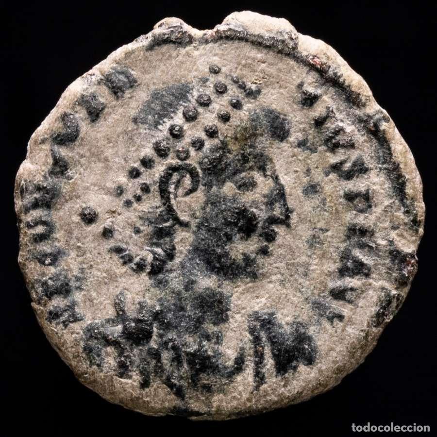 Monedas Imperio romano: Constancio II AE Maiorina Antioquia - FEL TEMP REPARATIO - M &bull;ANBI