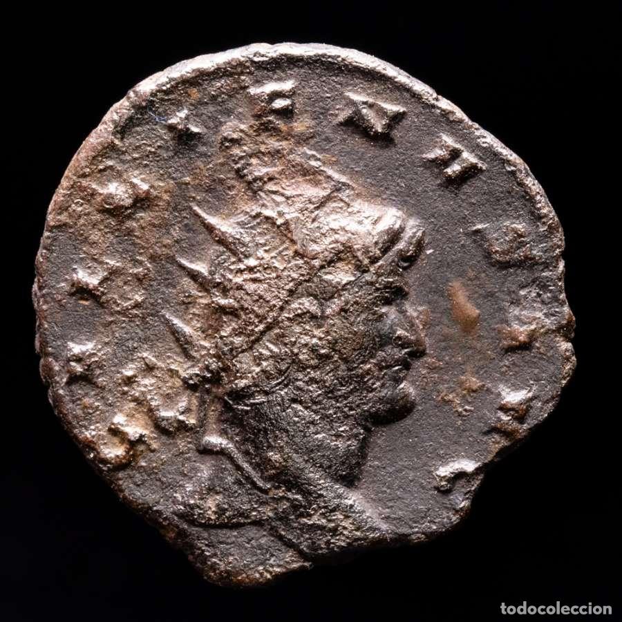 Monedas Imperio romano: Galieno. Antoniniano de Mediolanum. CONCOR AVG Concordia (3843)