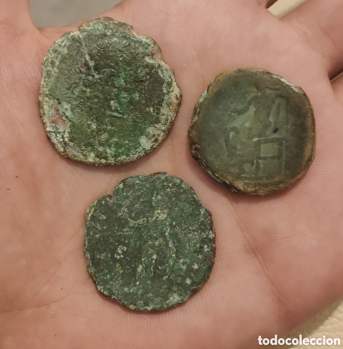 Monedas Imperio romano: Lote de 3 monedas romanas