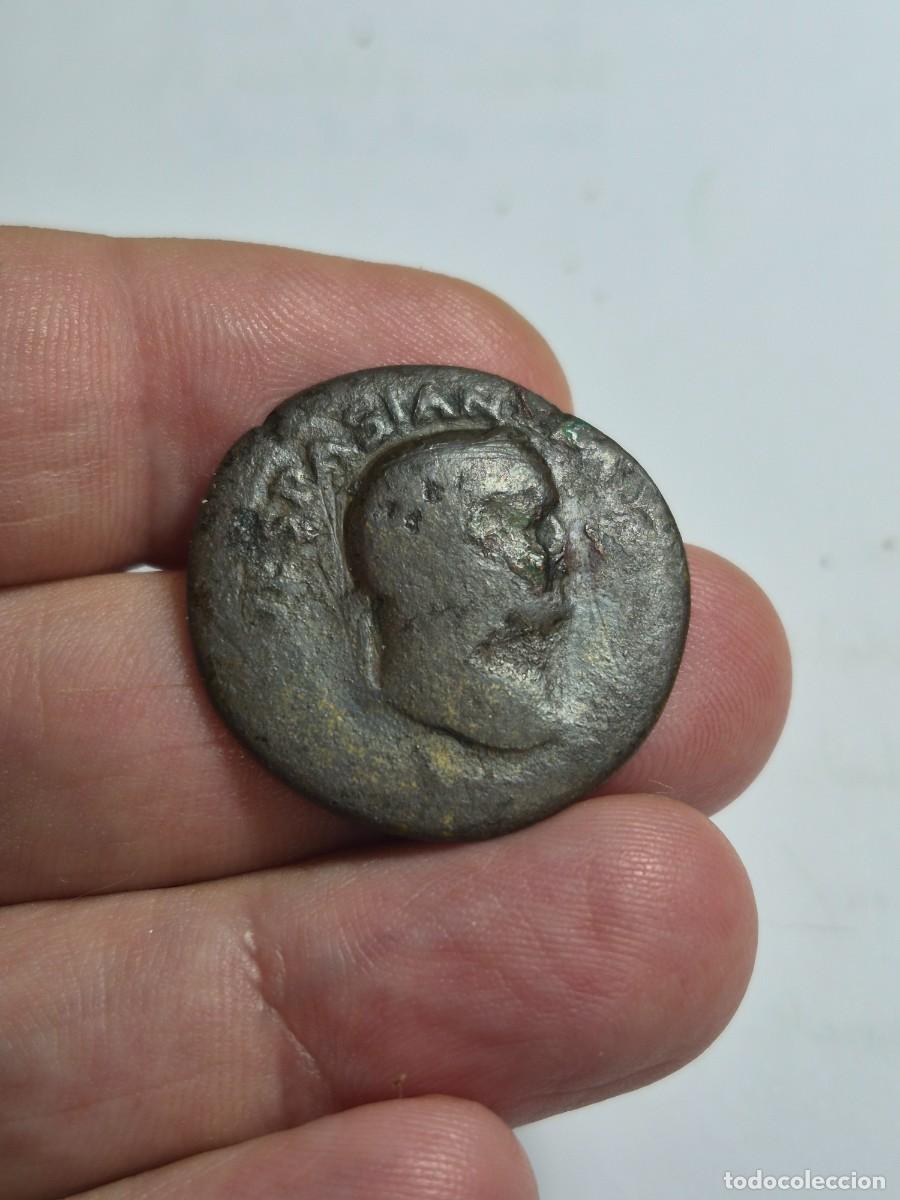 Monedas Imperio romano: NT/ AS VESPASIANO R/ DIOSA 8,92 grs (A1633)