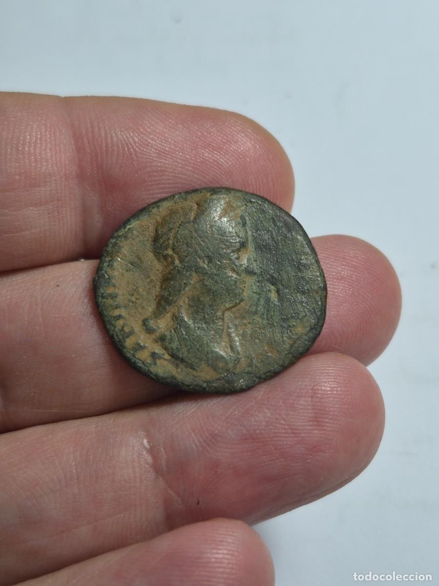 Monedas Imperio romano: NT/ AS SABINA R/ DIOSA SENTDA 7,51 grs (A1634)