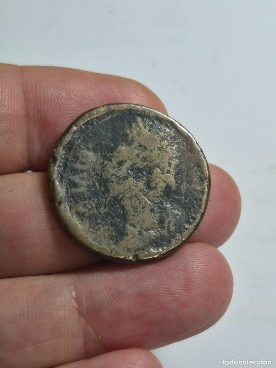 Monedas Imperio romano: NT/ AS IBERORROMANO AUGUSTO CAESARAUGUSTA 13,2 grs (A1636)