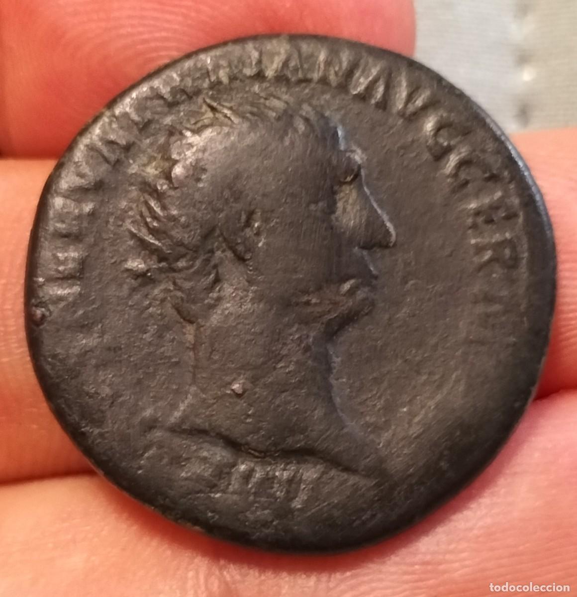 Monedas Imperio romano: Dupondio de Trajano 98-117 D.C.
