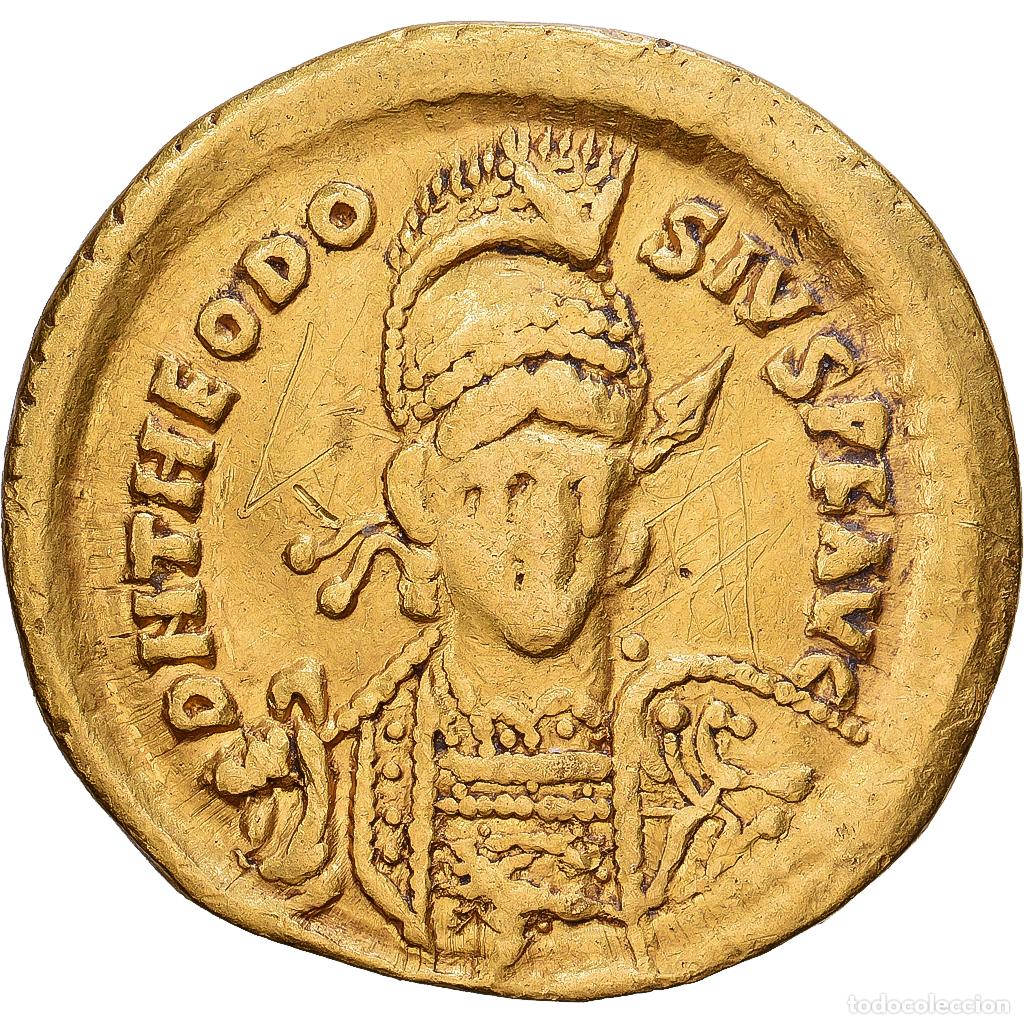 Monedas Imperio romano: [#1203277] Roman Empire, Theodosius II, Solidus, 431-432, Constantinople, Oro, BC+