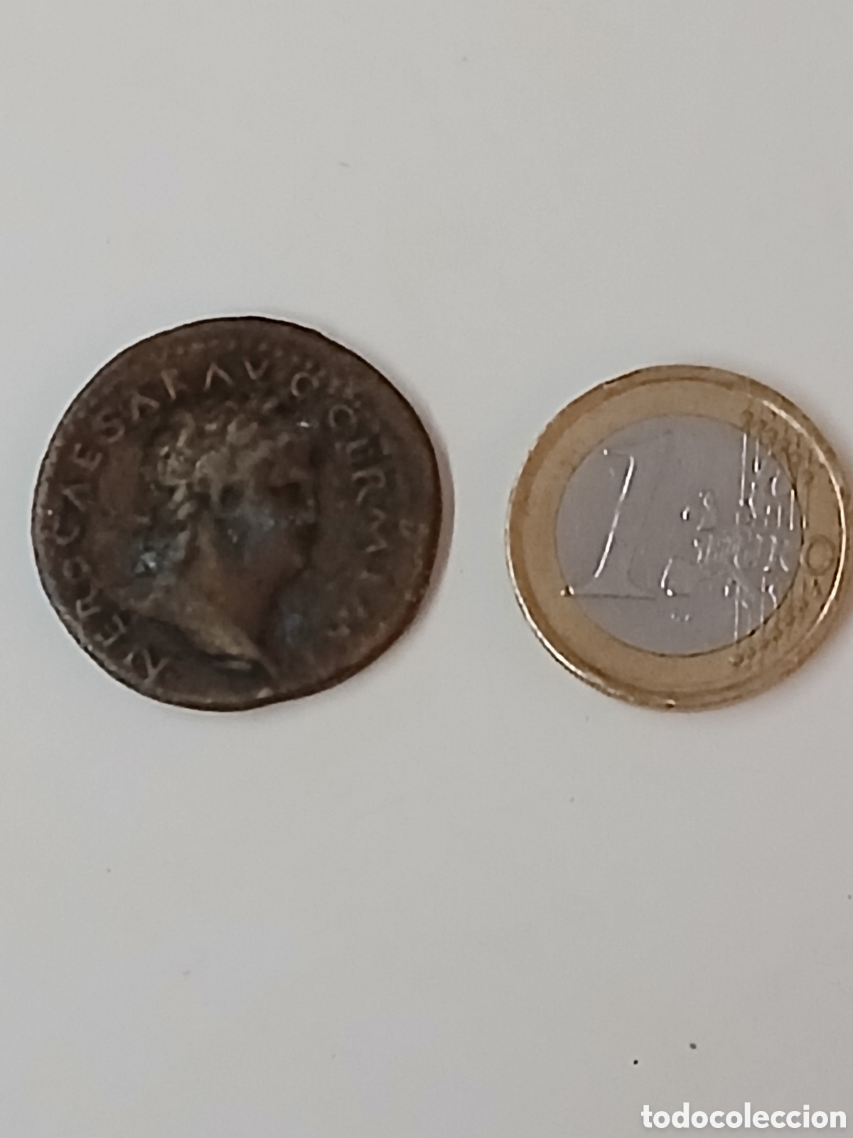 Monedas Imperio romano: ANTIGUA LONEDA DE BRONCE ROMANA - Foto 3