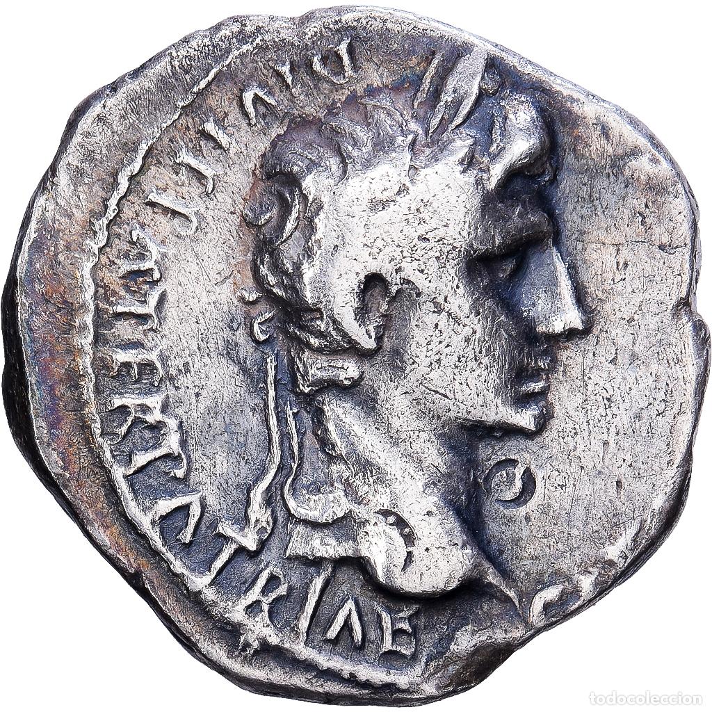 Monedas Imperio romano: [#1203276] Roman Empire, Auguste, Denarius, 2 BC - 12 AD, Lyon - Lugdunum, Plata, BC+