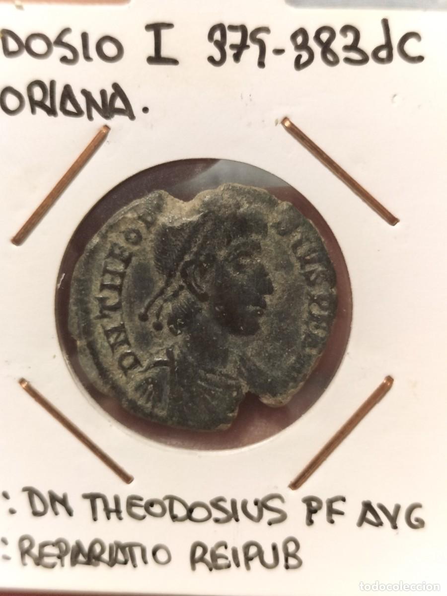 Monedas Imperio romano: Imperio Romano-Teodosio I. Maiorina 379-395 d.C