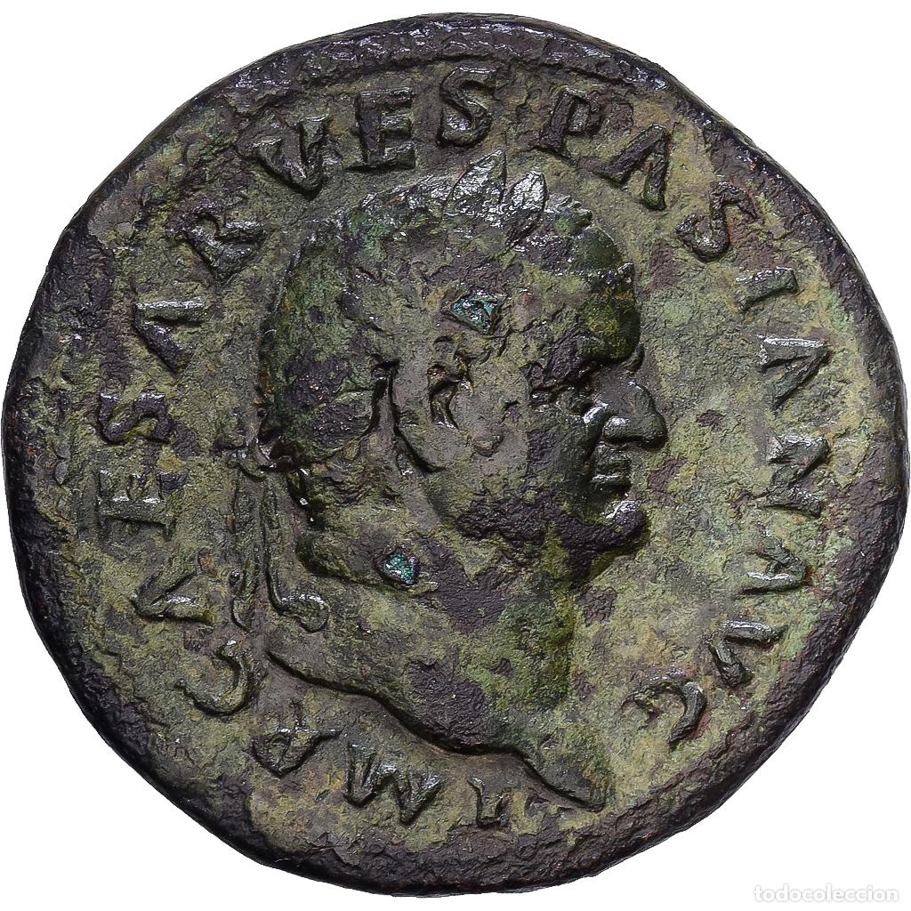 Monedas Imperio romano: [#1547024] Roman Empire, Vespasian, Dupondius, 74, Rome, Bronce, MBC, RIC:756