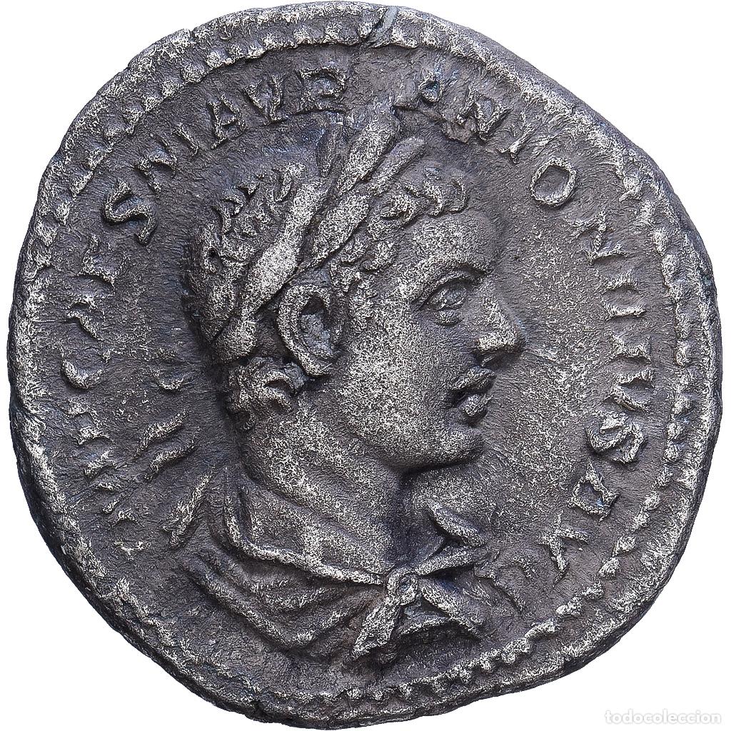 Monedas Imperio romano: [#1203283] Roman Empire, Elagabalus, Denarius, 218, Rome, Plata, EBC