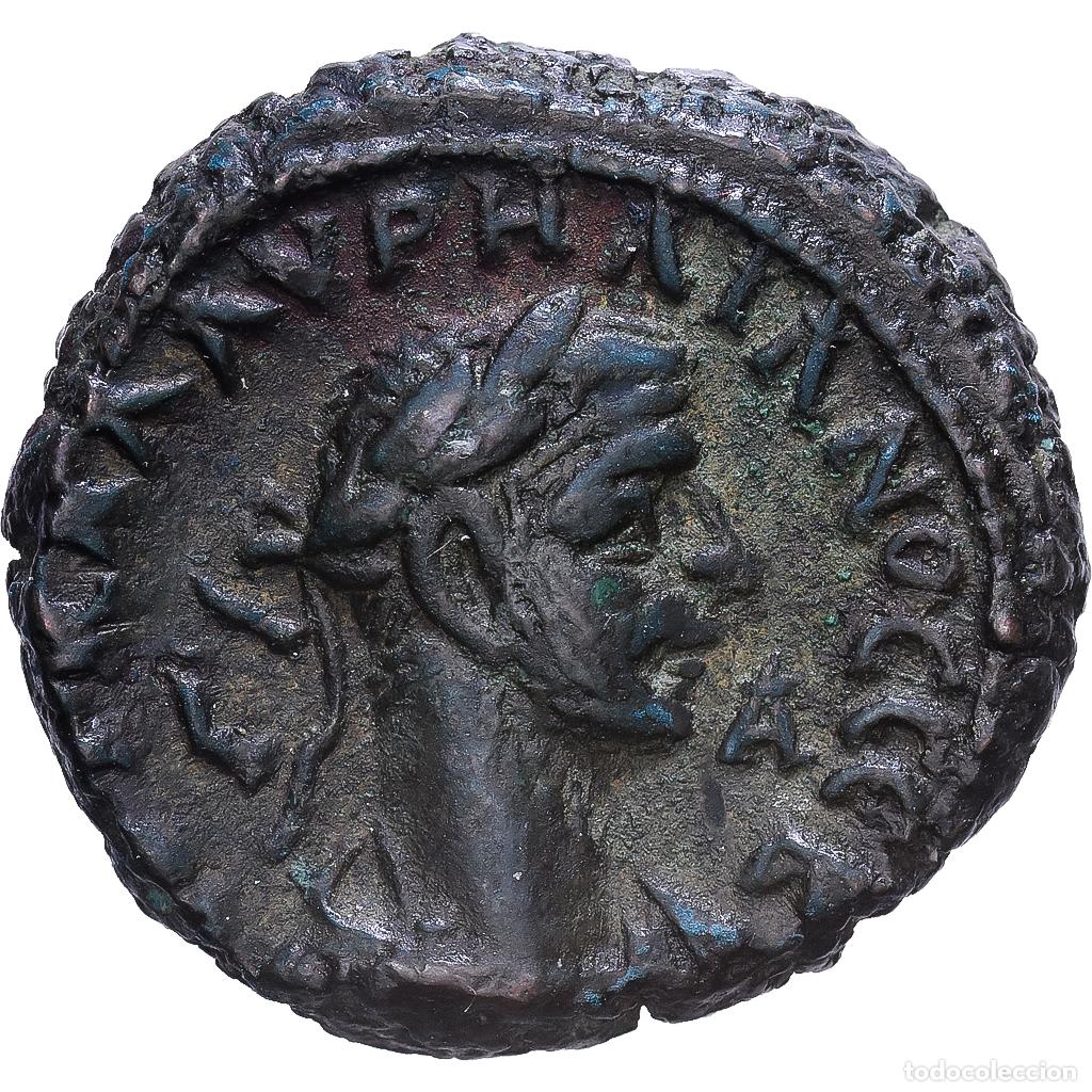 Monedas Imperio romano: [#1546935] Egypt, Vabalathus and Aurelian, Tetradrachm, 270-271, Alexandria, Vell&oacute;n, BC+