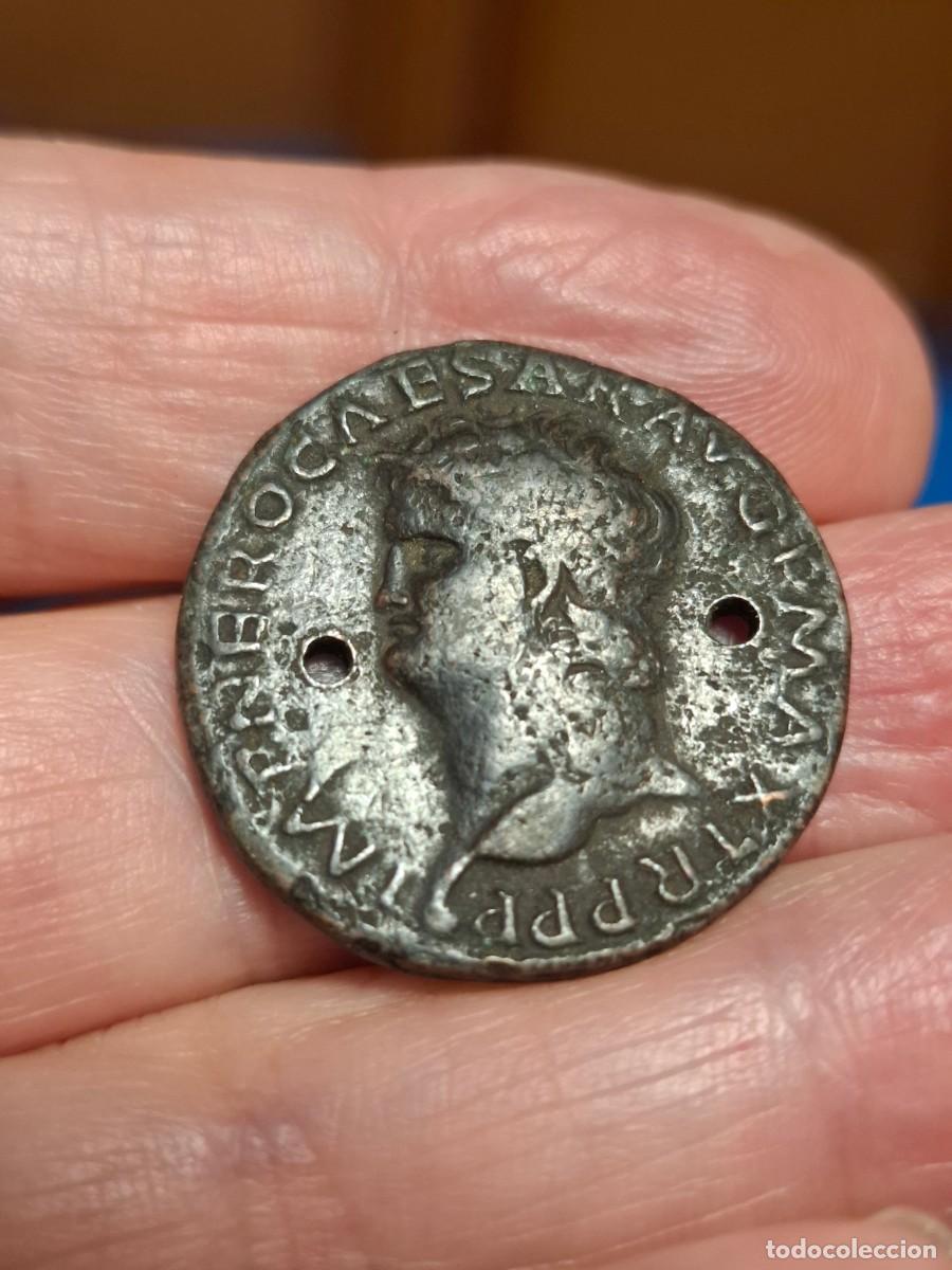 M&uuml;nzen R&ouml;misches Reich: MONEDA DE UN AS DE NERON (54-68) MUY BONITA, RARA AS&Iacute;