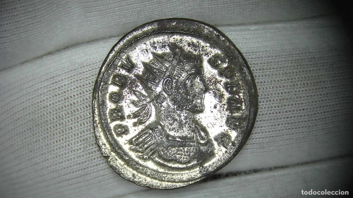 M&uuml;nzen R&ouml;misches Reich: Probo Antoniniano, ''VICTORIA GERM'' EBC *Plateado Original