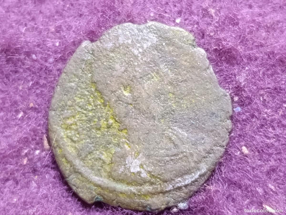 Monedas Imperio romano: Antigua Moneda Romana, Bajo Imperio, emperador a identificar